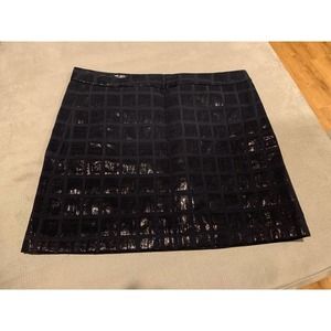 Gap Navy Blue Skirt with Shimmer Accent, Size 12